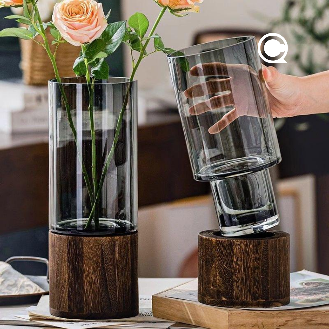 High Borosilicate Crystal Glass Vase