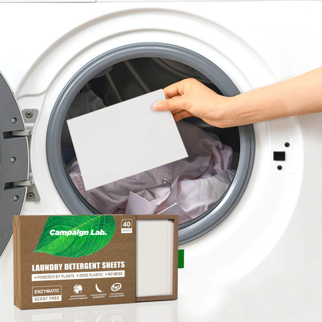 Biodegradable Laundry Detergent Sheets