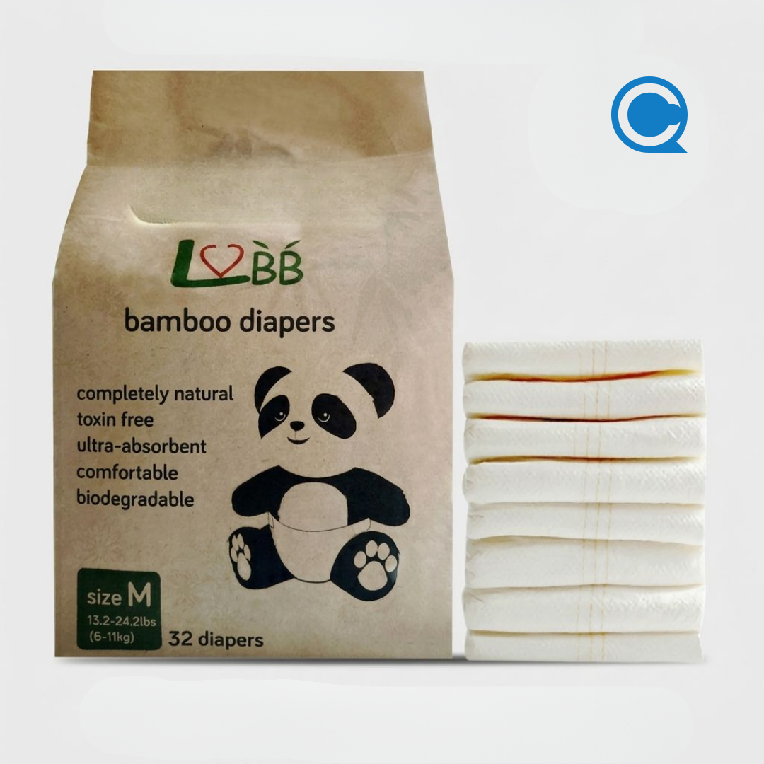 Organic Bamboo Newborn Diapers